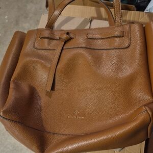Nanette Lepore Tan Leather Shoulder Bag